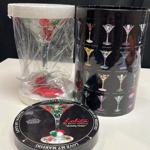 Lolita “Holiday Cheer” martini glass - Picture 9 of 13
